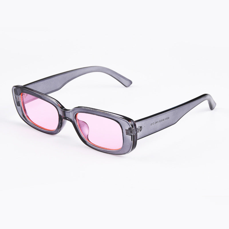 Men's And Women's Rectangular Sunglasses With Small Frame