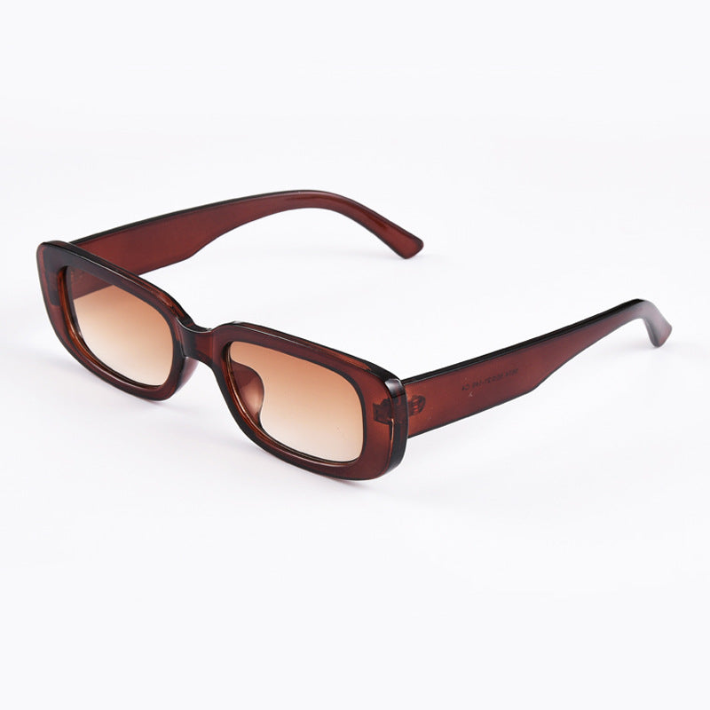 Men's And Women's Rectangular Sunglasses With Small Frame