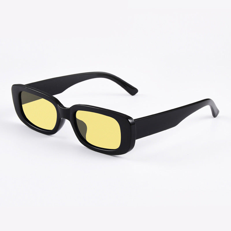 Men's And Women's Rectangular Sunglasses With Small Frame