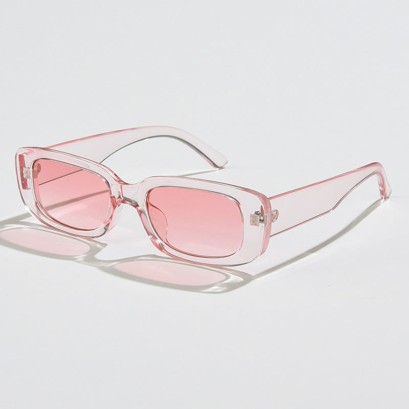 Men's And Women's Rectangular Sunglasses With Small Frame