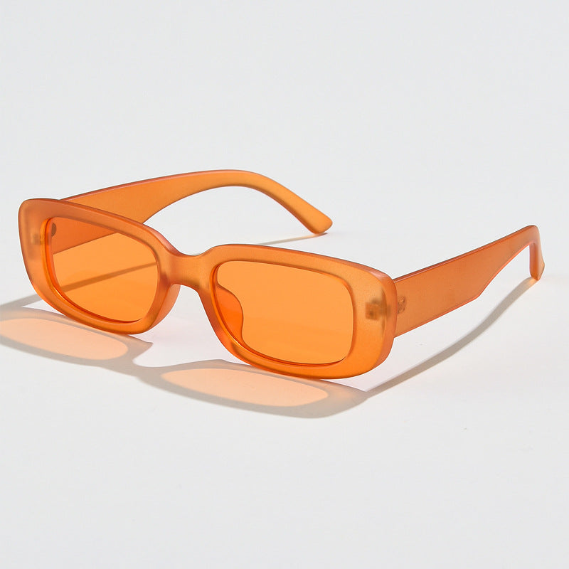 Men's And Women's Rectangular Sunglasses With Small Frame