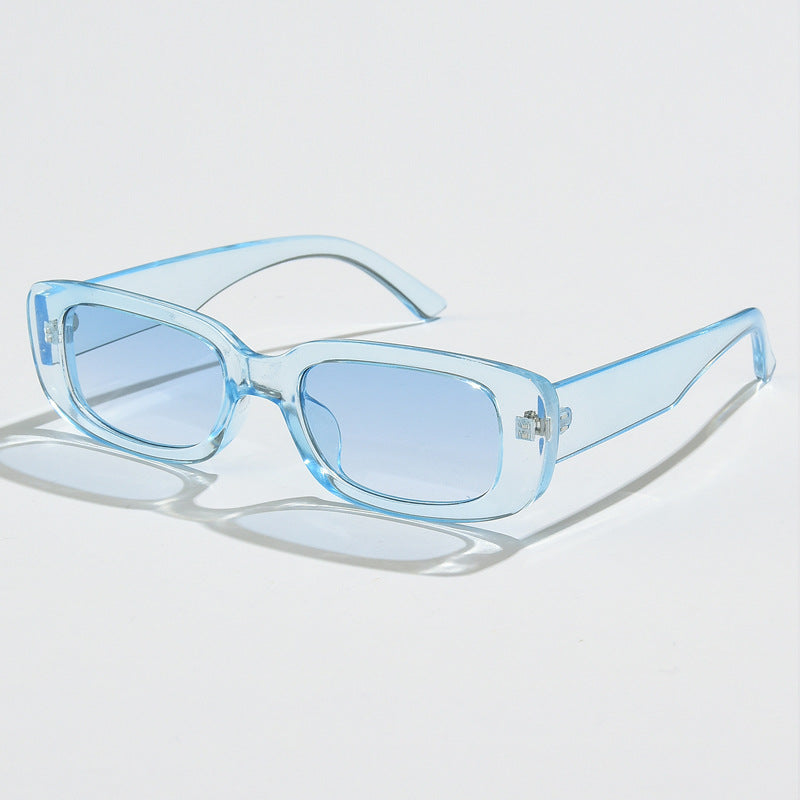 Men's And Women's Rectangular Sunglasses With Small Frame