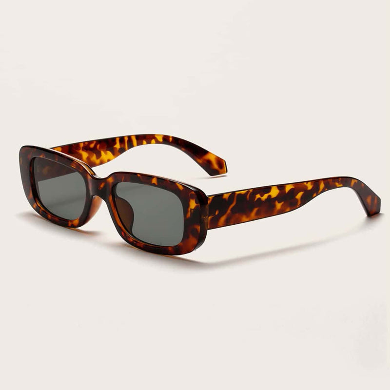 Men's And Women's Rectangular Sunglasses With Small Frame