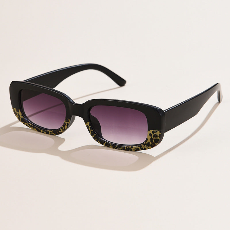 Men's And Women's Rectangular Sunglasses With Small Frame