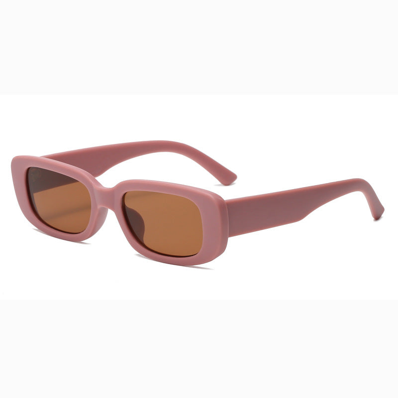 Men's And Women's Rectangular Sunglasses With Small Frame