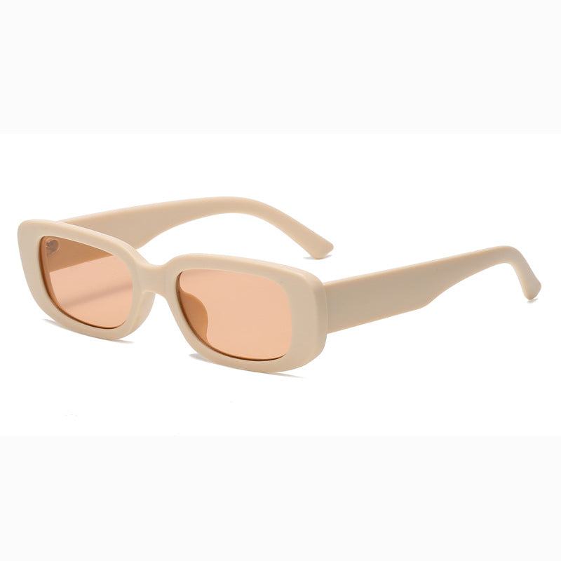 Men's And Women's Rectangular Sunglasses With Small Frame