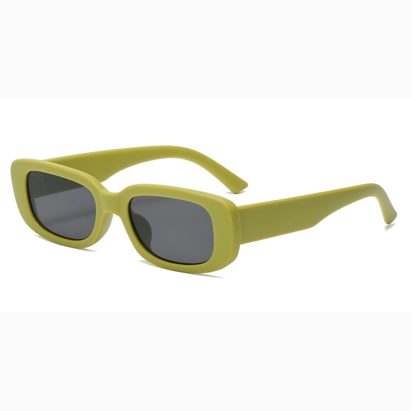 Men's And Women's Rectangular Sunglasses With Small Frame