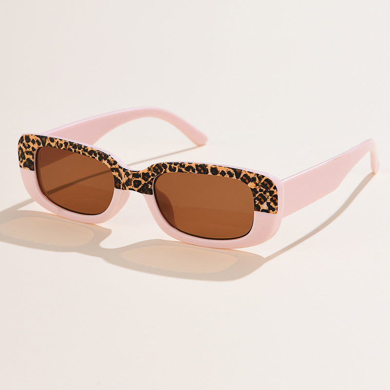 Men's And Women's Rectangular Sunglasses With Small Frame