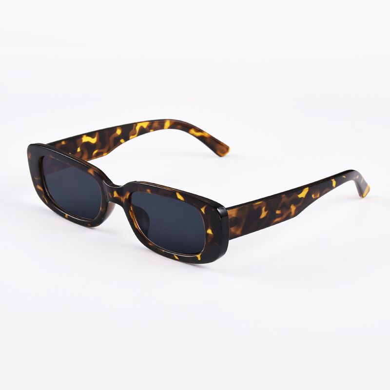 Men's And Women's Rectangular Sunglasses With Small Frame