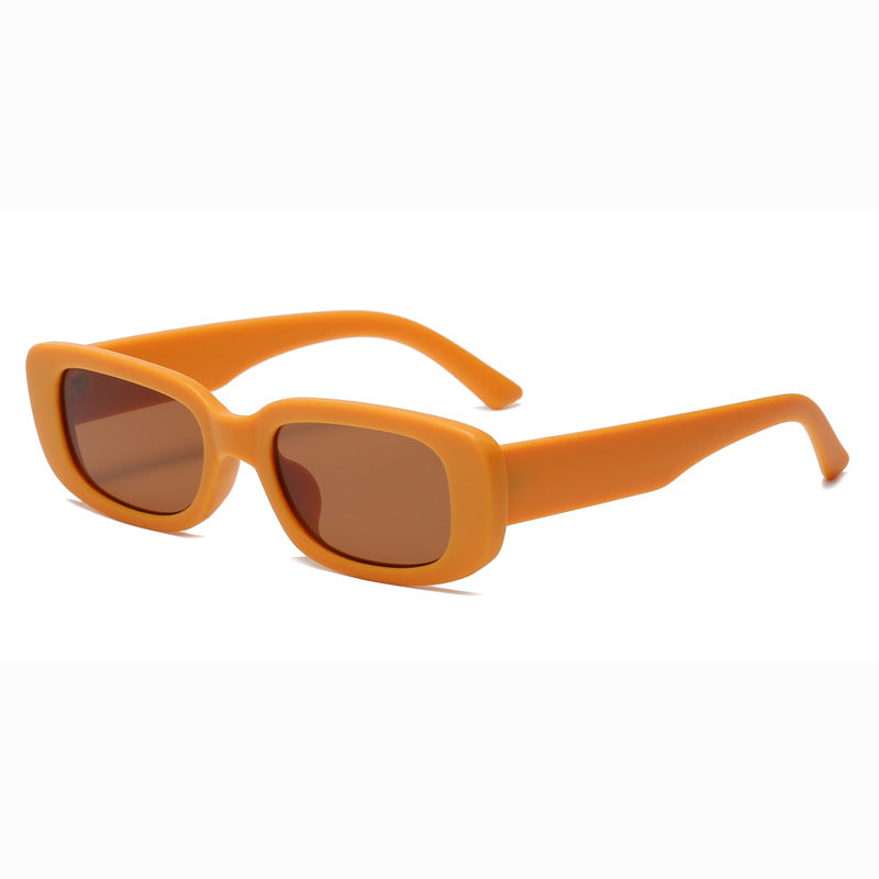 Men's And Women's Rectangular Sunglasses With Small Frame